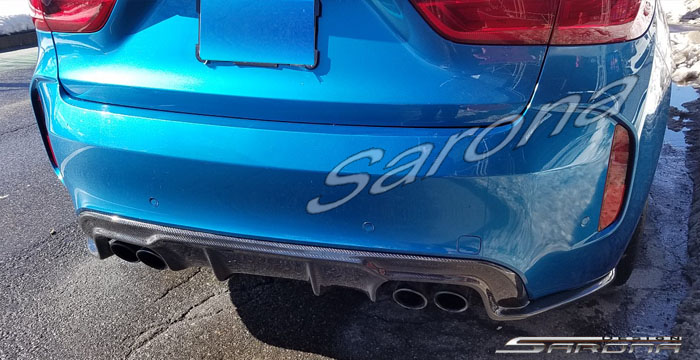 Custom BMW X6  SUV/SAV/Crossover Rear Lip/Diffuser (2015 - 2018) - $690.00 (Part #BM-039-RA)